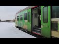 Soviet military base train trip. Helsinki to Hanko, Finland