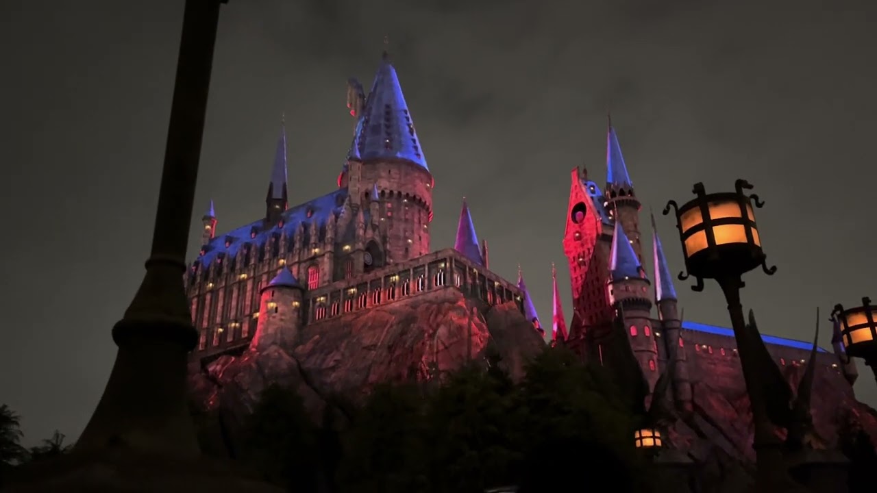 오사카 유니버셜 스튜디오 호그와트 나이트쇼