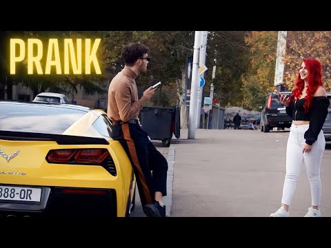 გოგონების რეაქცია ავტომობილზე / GOLD DIGGER PRANK #1