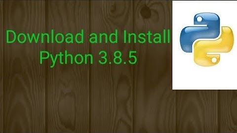 How to Download and Install Python 3.8.5 on Windows 10 [2020]in Hindi