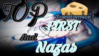 Transformice - Top 10 Melhores First e Nazas na racing!