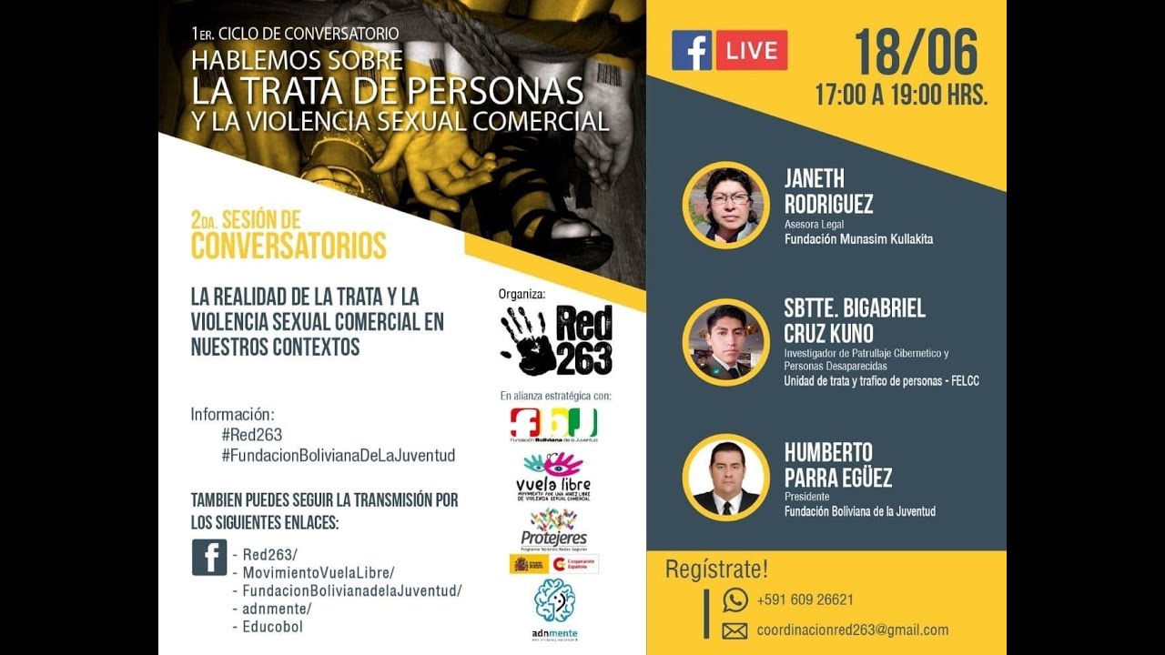 Segundo Conversatorio - La realidad de la trata y la violencia sexual comercial - Adnmente