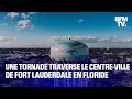 Une tornade traverse le centreville de fort lauderdale en floride aux tatsunis