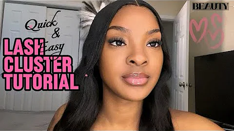 My Flawless Lash Cluster 🎀Tutorial| Quick & Easy| Money $aver