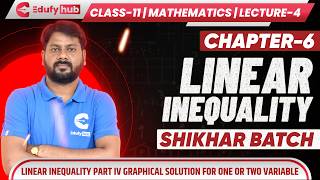 Class 11 Mathematics Ch-6 Linear Inequalities Lecture 4: Graphical Solutions for One or Two Varia...