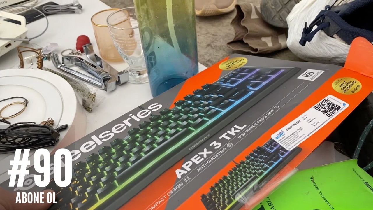 YALOVA BİT PAZARI #90 | 80₺’YE OYUNCU KLAVYESİ BULDUK! ŞOOKK!!