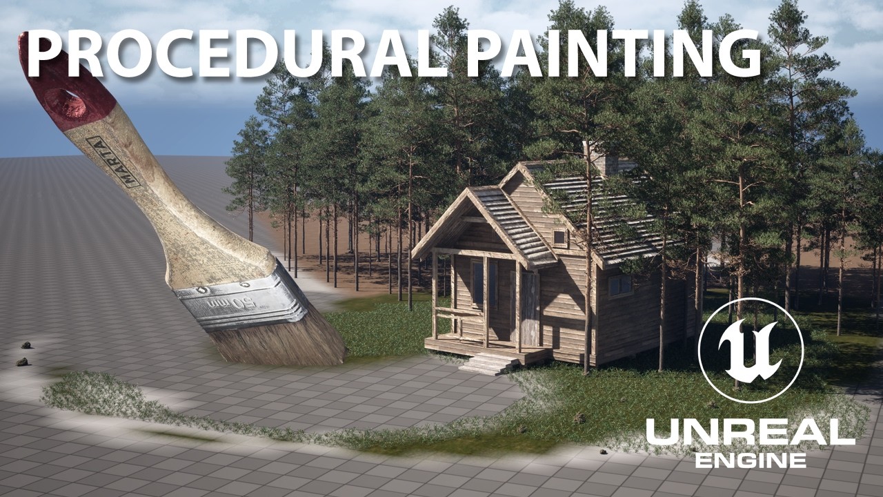 Unreal Engine 5.7 - Procedural Landscape Painting - Tutorial - YouTube