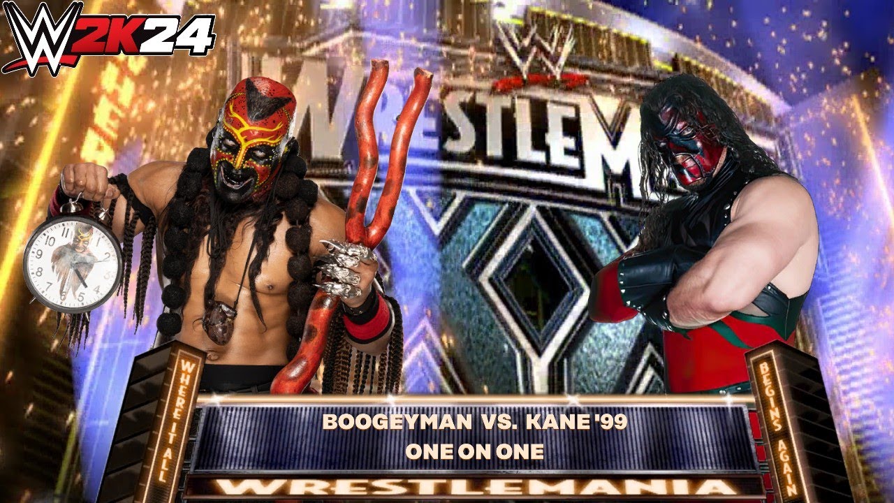 Full Match - Boogeyman vs Kane '99: Single Match at Wrestlemania XX | WWE 2k24 