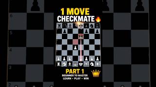 🔥 1 Smart MOVE CHECKMATE! 😱 | Chess Trap Every Beginner Must Know ♟️ | Part 1 #chestraps