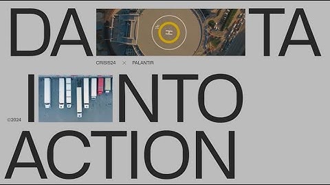 AI-Powered Intelligence with the Dynamic Risk Library | Crisis24 + Palantir