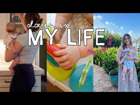 DAYS IN MY LIFE AS A FIRST TIME MOM Breastfeeding Crawling 6 Months Postpartum Updates Baby Sleep