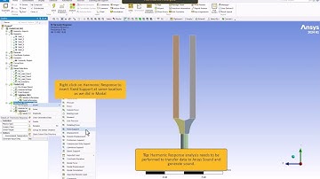 Mechanical to Sound - Video 1: Model setup, Meshing, Modal analysis, Harmonic Response