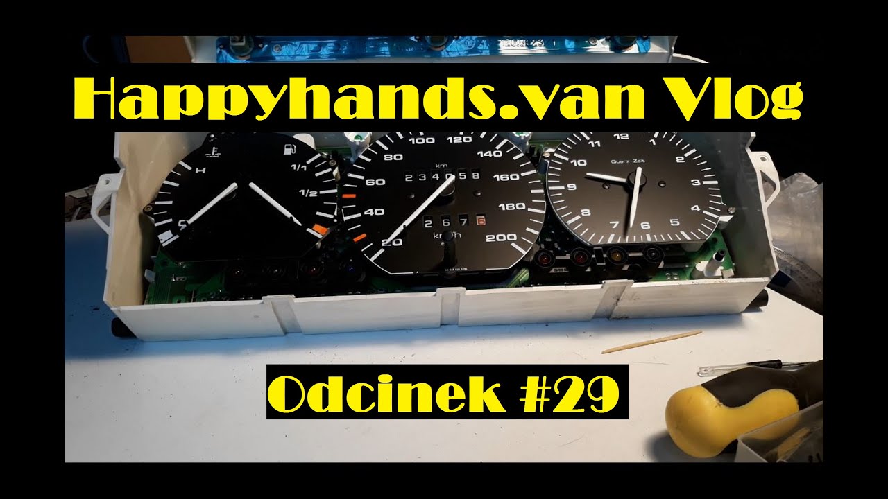 Happyhands.van | VW T4 | Van Conversion | Odc.#29 Zimne luty w liczniku - wskaźnik paliwa i temp.