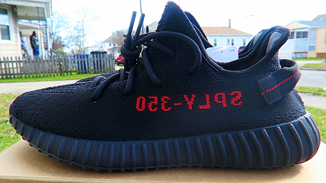 yeezy boost 350 v2 black red legit check