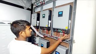 25 kw solar system Lithium battery Bank installation in hospital,Prayagraj up