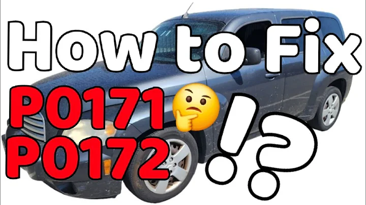 DIY How to Fix P0171 & P0172 Code Probable Cause 2011 Chevy HHR