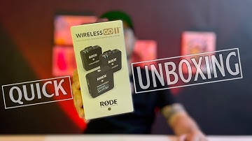 Rode Wireless Go II | Quick Unboxing