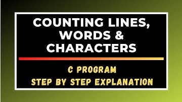 Write a C program to count the lines, words and characters in a given text.