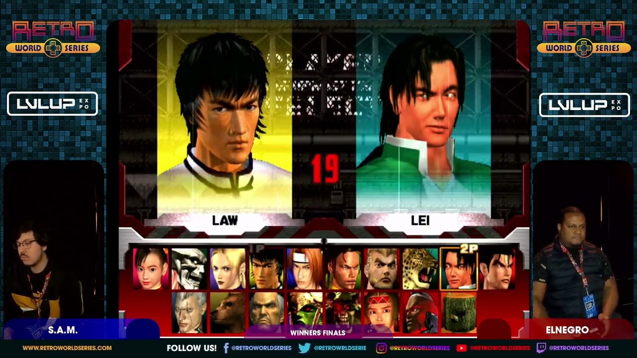 S.A.M. vs ElNegro (Winners Finals) - Tekken 3 - LVL Up Expo 2023
