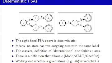 Daniel Povey: Applications of weighted finite state transducers in a speech recognition toolkit