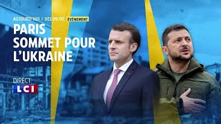 Revivez le sommet pour l'Ukraine d'Emmanuel Macron, Volodymyr Zelensky et Ursula Von Der Leyen