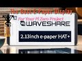 The Best E-Paper Hat For Your Raspberry Pi Zero Projects