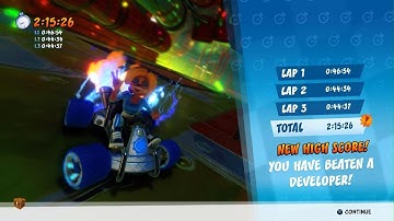 Crash Team Racing Nitro-Fueled Developer Time Trial [N.Gin Labs]