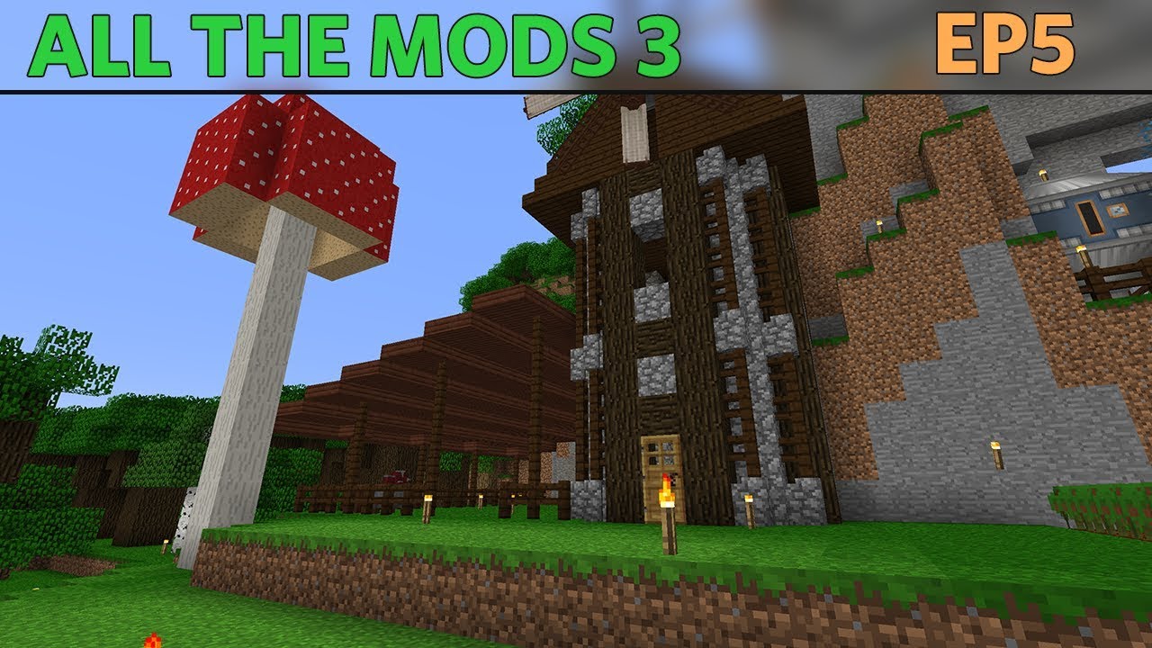 All the Mods 3 - E5 - Outdoor Workshop [1.12 Modded Minecraft] - YouTube