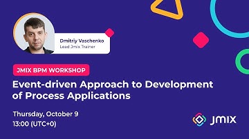 Event-driven Approach to Development of Process Applications