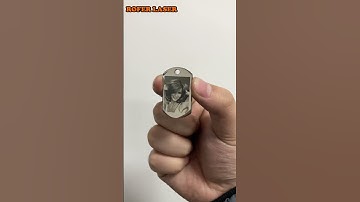 Pendant Picture Marking | Photos engraving with Fiber Laser Marking Machine | Jewelry Picture Mark