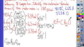 Determining e f and m f