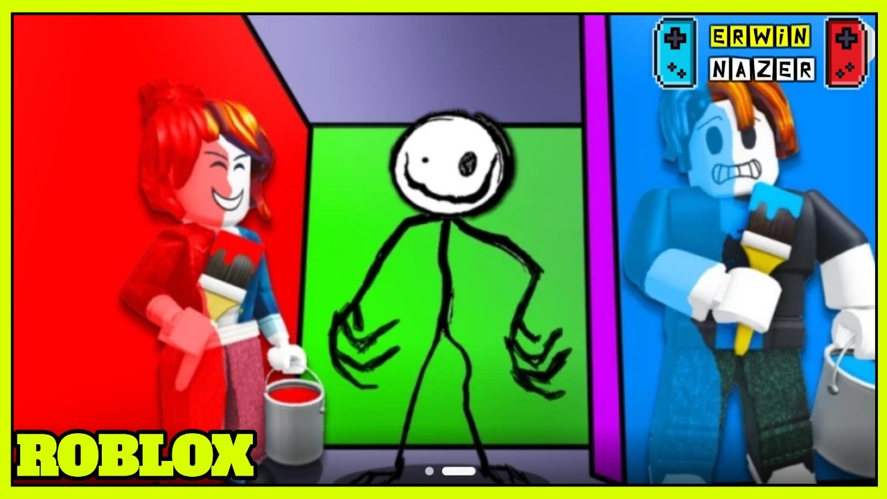KABUR DARI MONSTER WARNA YANG JAHAT | ROBLOX Color Or Die