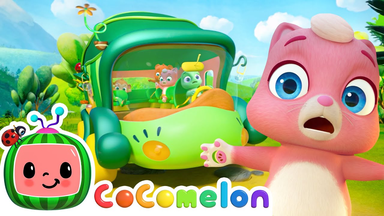 Wheels On The Bus - Fantasy Animals | CoComelon 🍉 | Nursery Rhymes For Kids