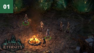 Pillars of Eternity 100% (PotD) Walkthrough Part 1 - A Moment's Respite (No Commentary)