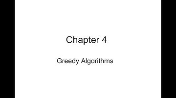 Clase 6 Greedy Algorithms