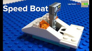Lego Classic 11003 Speed Boat with Instrument Cluster Building Instructions