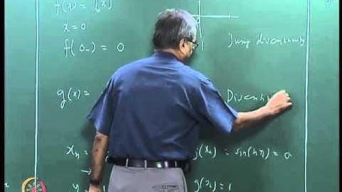 Mod-06 Lec-32 Types of Discontinuity