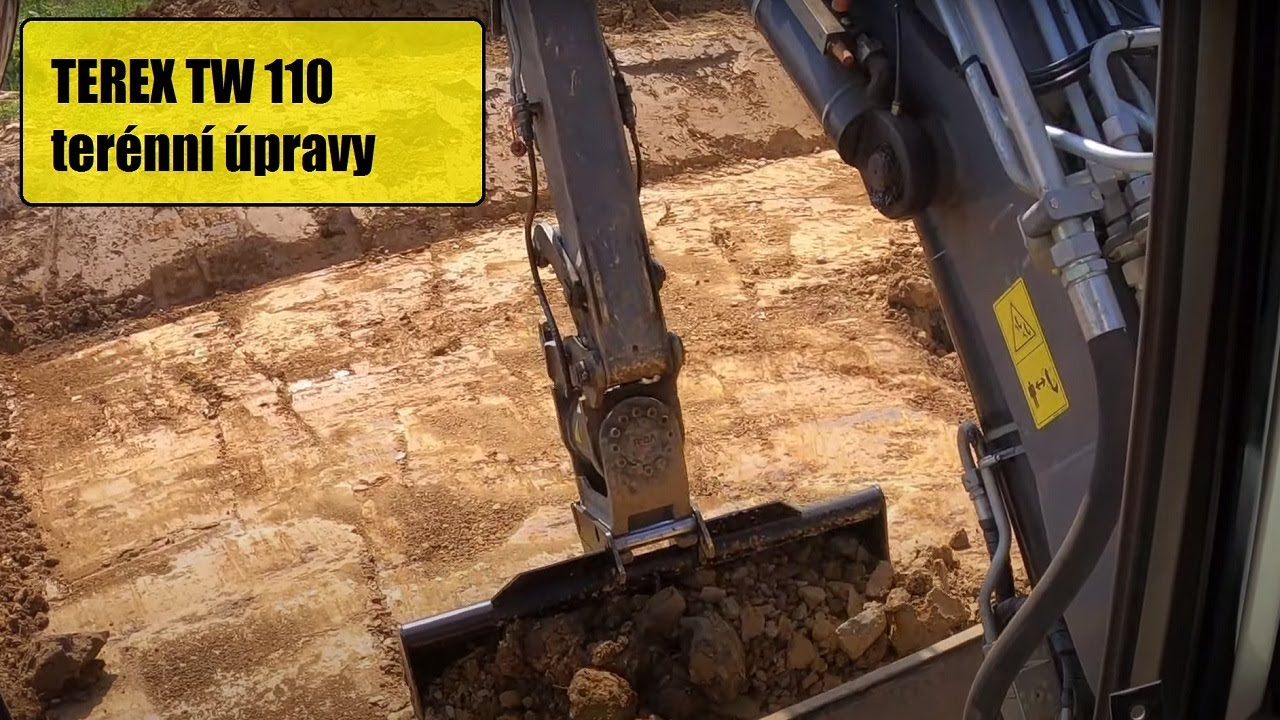 TEREX TW110 - terénní úpravy