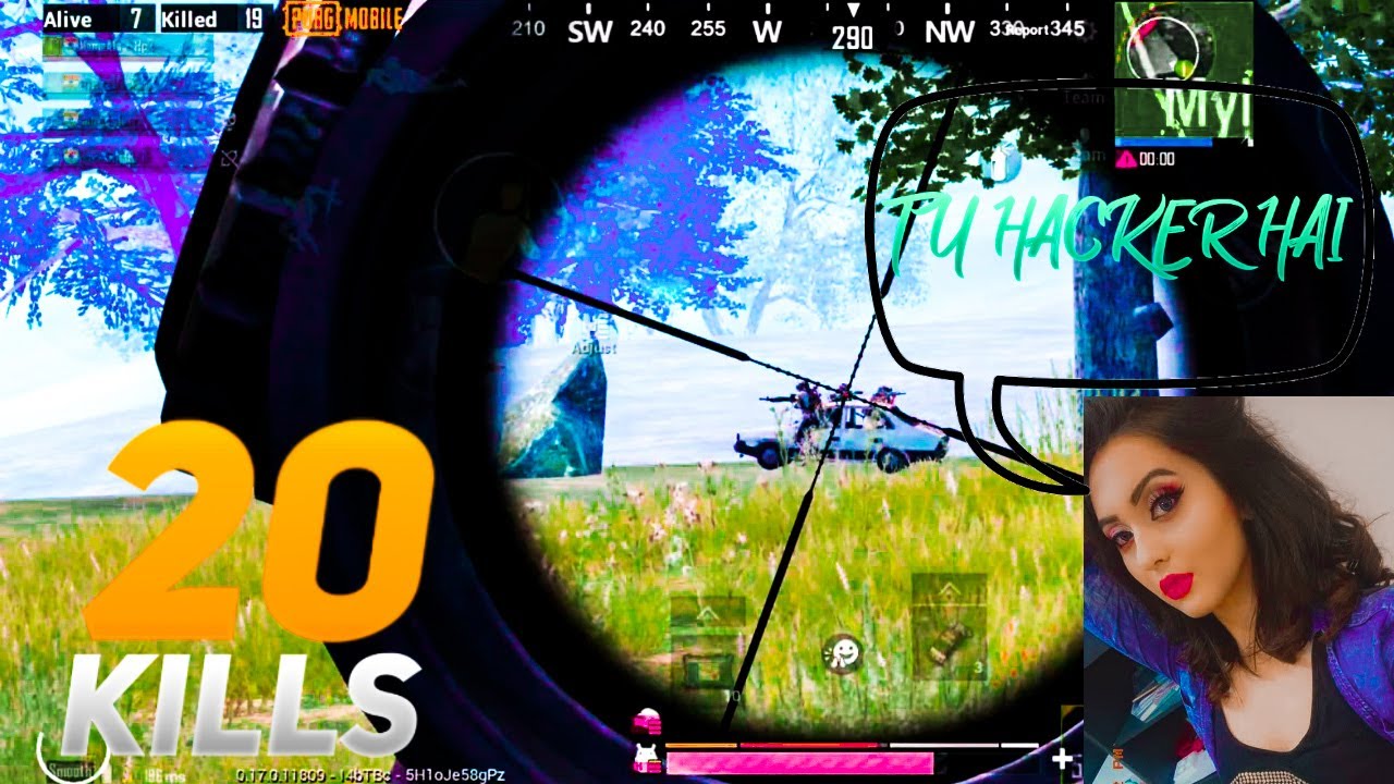 RANDOM GIRL GAMER CALL ME HACKER || PUBG MOBILE || MAMA ALA GAMING