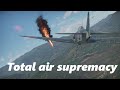 War thunder: Simulator Battles - A6M3 Zero total air domination