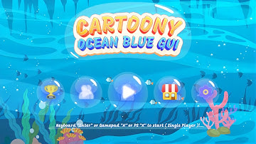 Cartoony GUI - Ocean - A sea-themed game UI Unity plugin