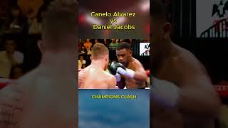 Canelo Alvarez vs Daniel Jacobs 🔥 Elite Boxing War | Fight Highlights HD #boxingshorts #boxing