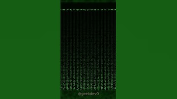 Matrix Rain Effect with Pure JavaScript #coding #programming #top #javascript #frontend #effects