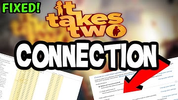 How To LOWER PING & Fix Server/Connection in It Takes 2