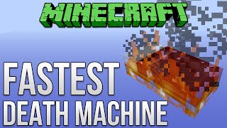 Minecraft: Fastest Death Machine (No Redstone) Tutorial