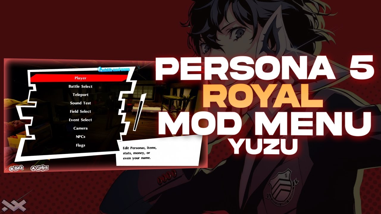 How To Install Persona 5 Royal Mod Menu in Yuzu Emulator | Persona 5 Royal