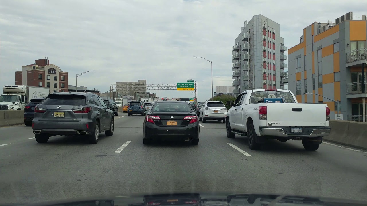 Driving on the Brooklyn Queens Expressway YouTube