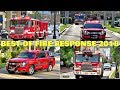 BEST OF Fire Truck Responses 2018 Compilation - Q Sirens, Air Horns, Lights!
