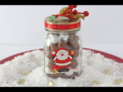 Chocolate Snowballs in a Jar   Edible Christmas Gift Idea