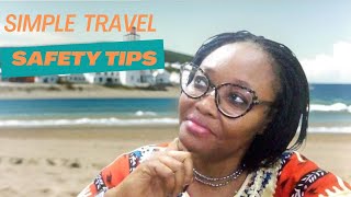 SIMPLE TRAVEL SAFETY TIPS! #travel #safetytips #destination #youtubevideo